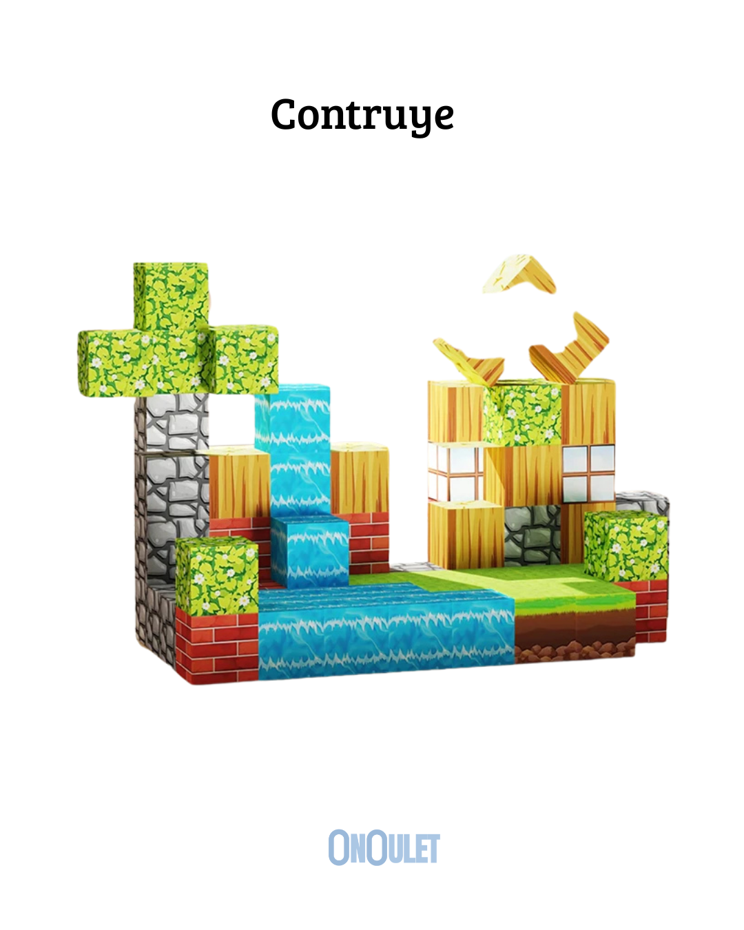 Juego de construcción magnético para niños +60PCS