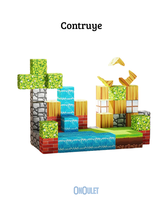Juego de construcción magnético para niños +60PCS