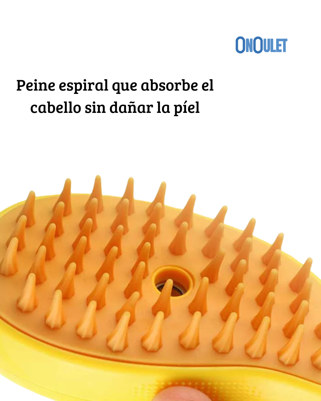 Cepillo vaporizador para mascotas