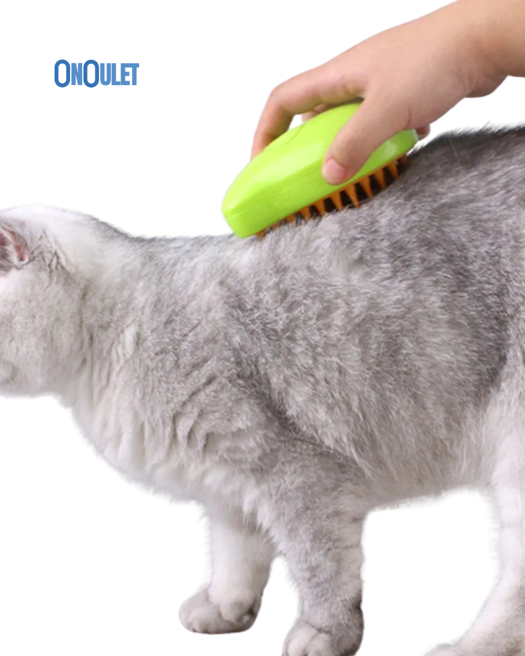 Cepillo vaporizador para mascotas