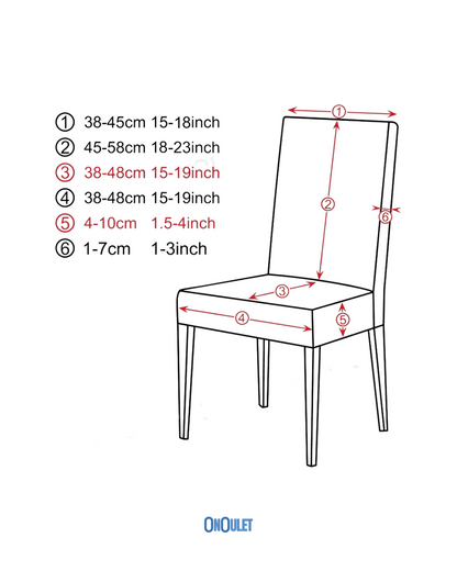 Funda elástica para silla tamaño universal