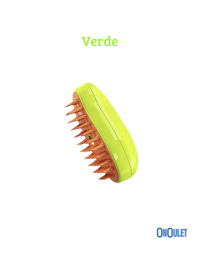 Cepillo vaporizador para mascotas